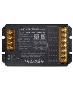 HW5 MiBoxer 5 in 1 Led Controller WiFi+2.4G Output Max 30A MiLight