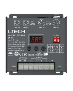 LT-903 3 Channels Constant Voltage DMX512 RDM Decoder Ltech Controller