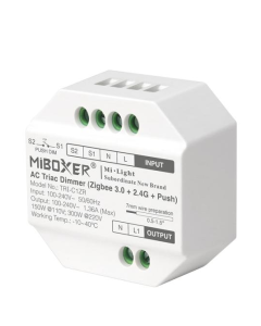 TRI-C1ZR MiBoxer AC Triac Dimmer Zigbee 3.0 + 2.4G + Push Mi.Light